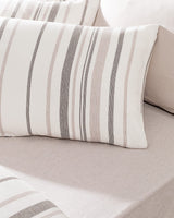 Viscose Cotton Blend Double Bed Linen Set - Dobby Weave