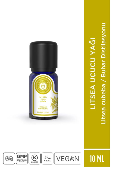 Pure Litsea Essential Oil 10ml - Natural May Chang Aromatherapy