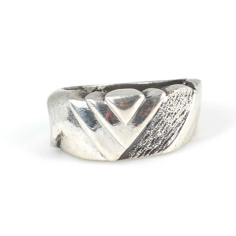 Premium 925 Sterling Silver Geometric Ring