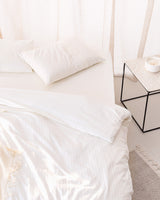 Adrien King Size 100% Cotton Striped Duvet Cover Set