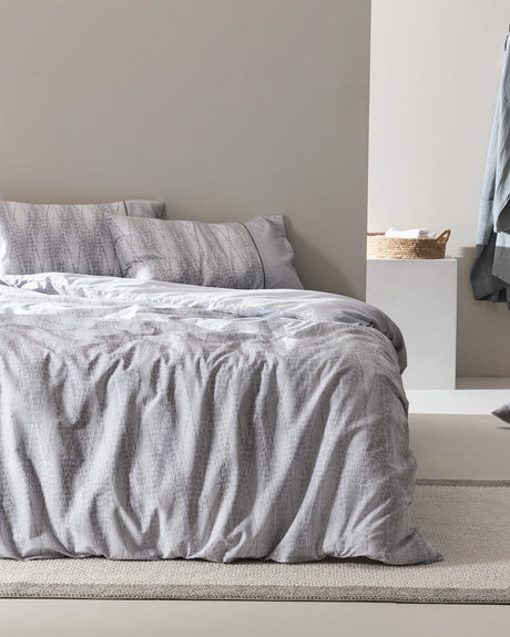Agate King Size 100% Cotton Crepe Printed Bedding Set