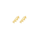925 Sterling Silver Zigzag Earcuff - Elegant No-Piercing Earring