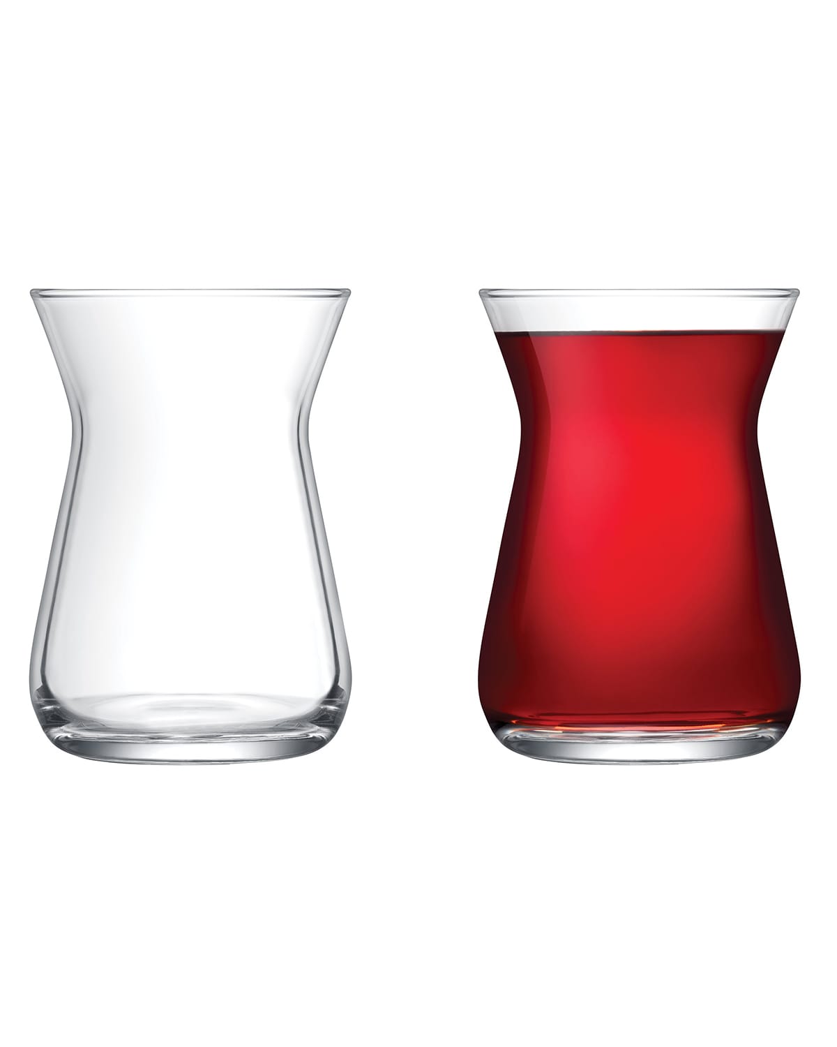 Elegant Glass 6-Piece Tea Glass Set - Francessa Collection