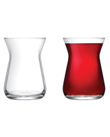 Elegant Glass 6-Piece Tea Glass Set - Francessa Collection