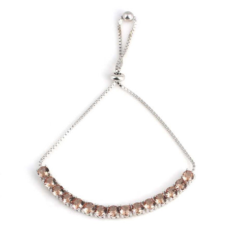Premium Sterling Silver Round Zultanite Bracelet