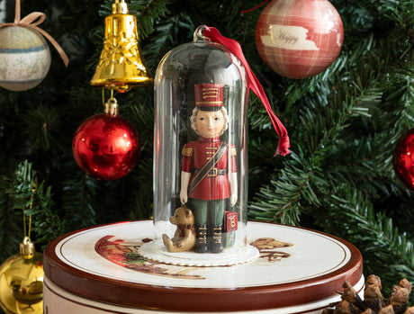 Glass & Polyester Decorative Ornament - Prisque Collection Elegance