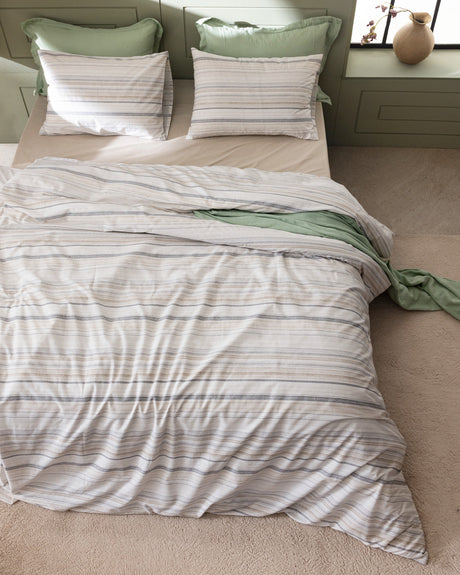 100% Cotton Ranforce King Size Duvet Cover Set - Printed Comfort