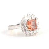 Premium Sterling Silver Zultanite Baguette Ring