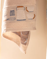 Cotton Kitchen Towel Set - Stone & Blue Everyday Essentials