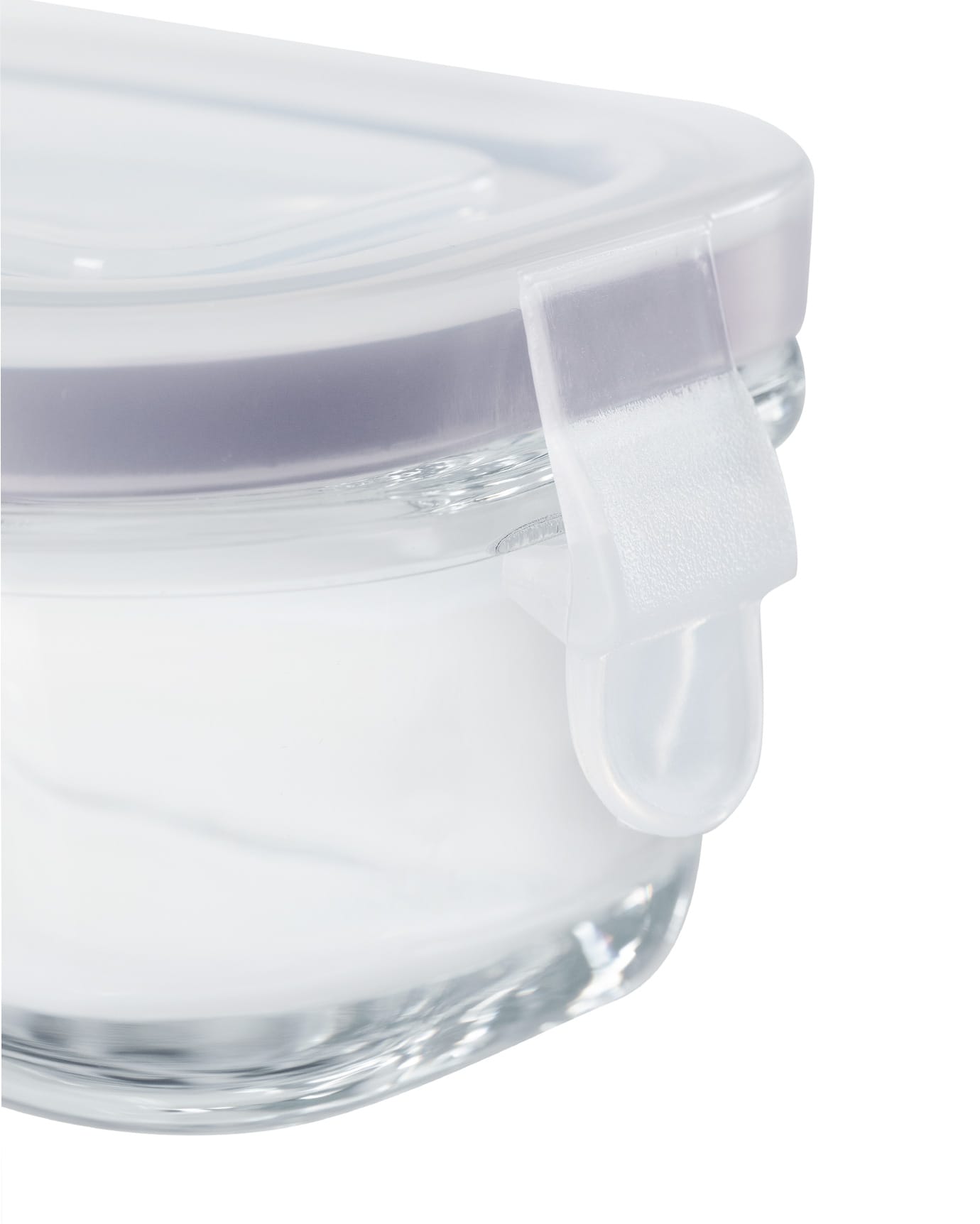 Set of 3 Mini Rectangular Food Storage Containers - 120ml Each