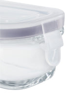 Set of 3 Mini Rectangular Food Storage Containers - 120ml Each