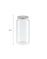 Borosilicate Glass Food Storage Jar - 960 ml Airtight Container