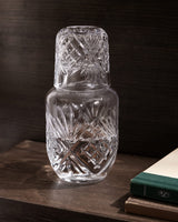 Clear Glass Bedside Carafe - Elegant & Functional Design