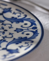 New Bone China Serving Plate - Blue Dream Serenity Design