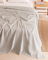 Pure Cotton Pique Bedspread - Soft & Breathable Texture