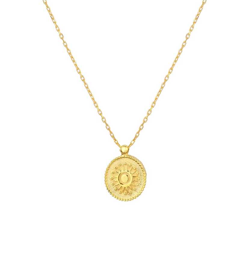 Authentic 925 Sterling Silver Knight Medallion Pendant Necklace