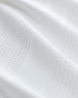 Cotton Lyocell Single Flat Quilt Set - Pure White Comfort