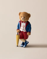 Polyester Figurine - Striking Navy & Burgundy Decorative Accent