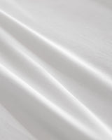King Size 100% Cotton Sateen Flat Sheet, Soft & Luxurious Bedding