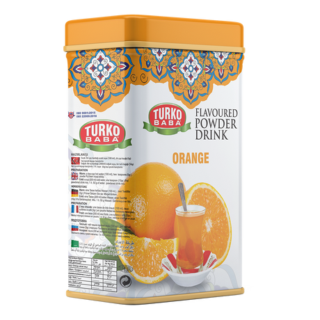 TURKOBABA Professional Orange Flavor Powdered Beverage Mix - 250g
