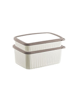 3-Piece Rectangular Food Storage Container Set - Kitchen & Meal Prep