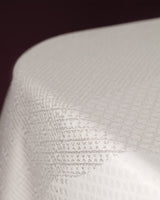 Durable Polyester Tablecloth - Sophisticated Bourdon Weave