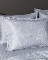 Cotton-Polyester Jacquard Sateen Double Duvet Cover Set - Elegant Weave
