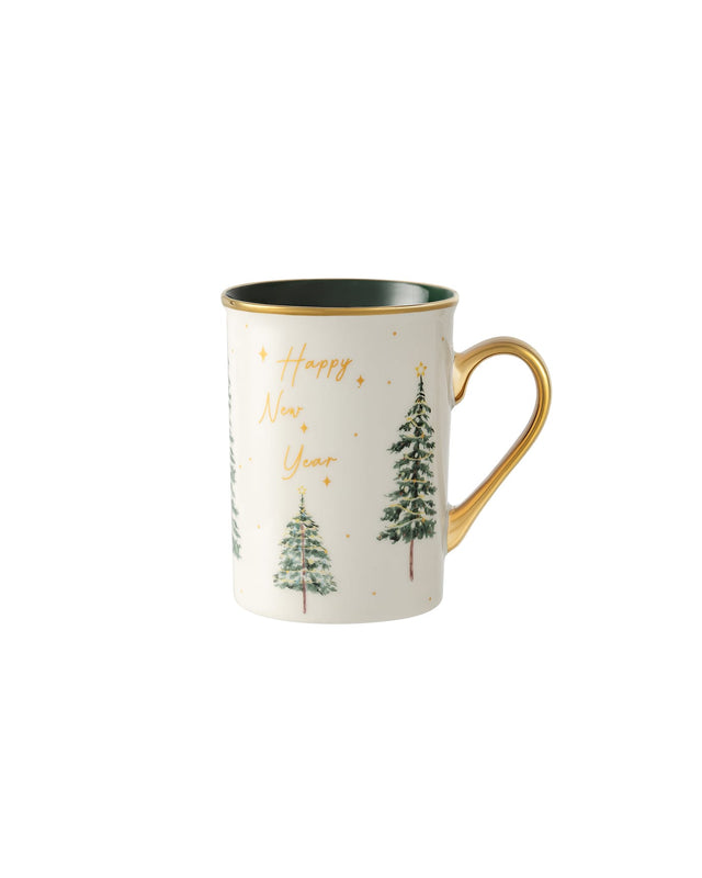 New Bone China Mug - Reve Benard Colorful Design