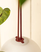 White Table Lamp - Modern Bedside Desk Light - 20 cm