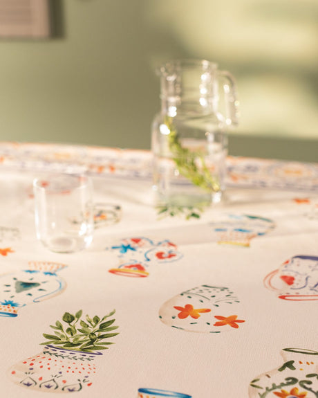 PVC Tablecloth - Colorful Decorative Design