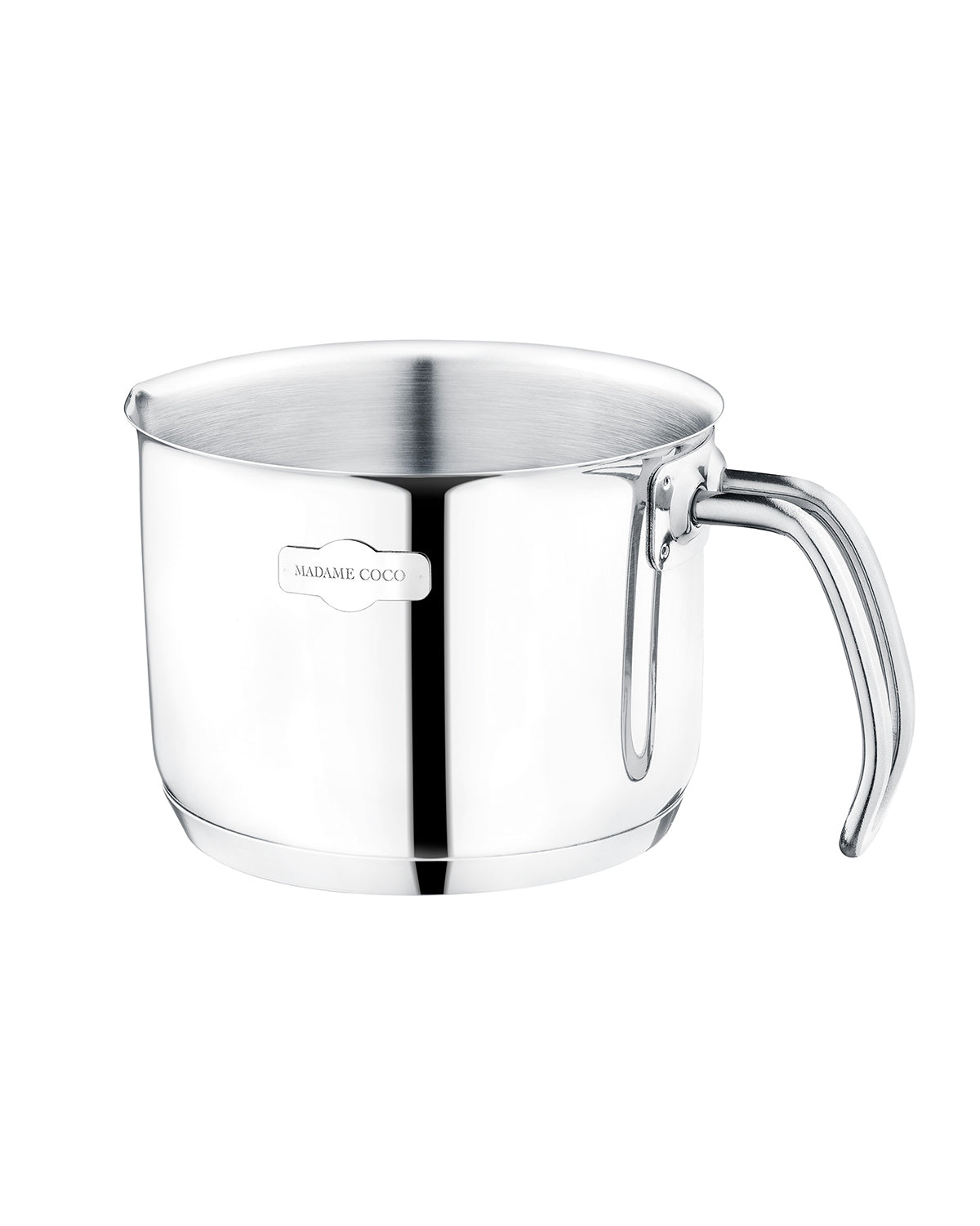 18/10 Stainless Steel Milk Pot - Modern, Induction Ready Design