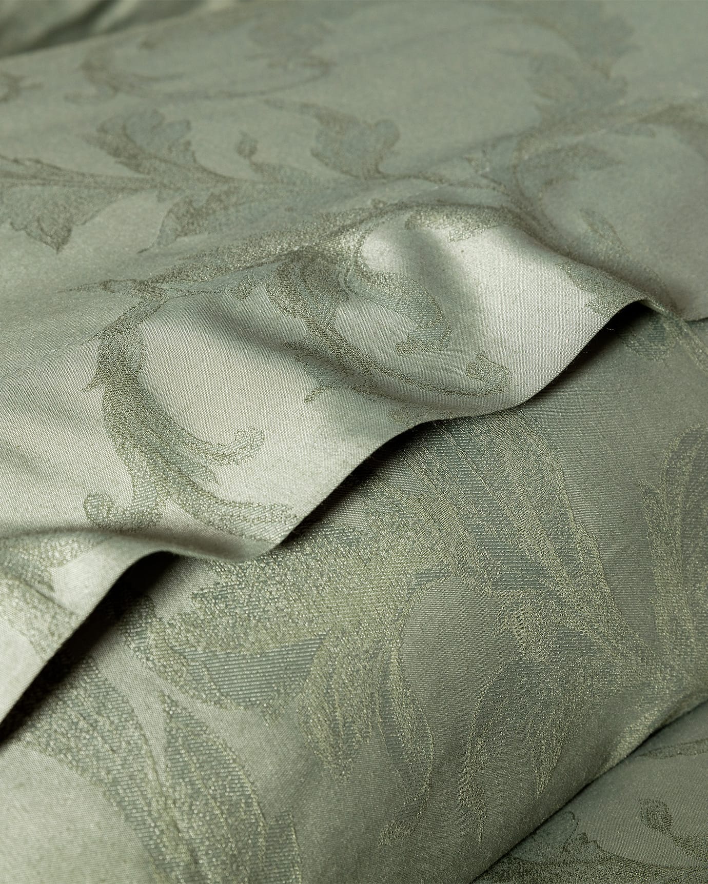 Jacquard Sateen Cotton Blend Duvet Cover Set - Family Size