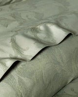 Jacquard Sateen Cotton Blend Duvet Cover Set - Family Size
