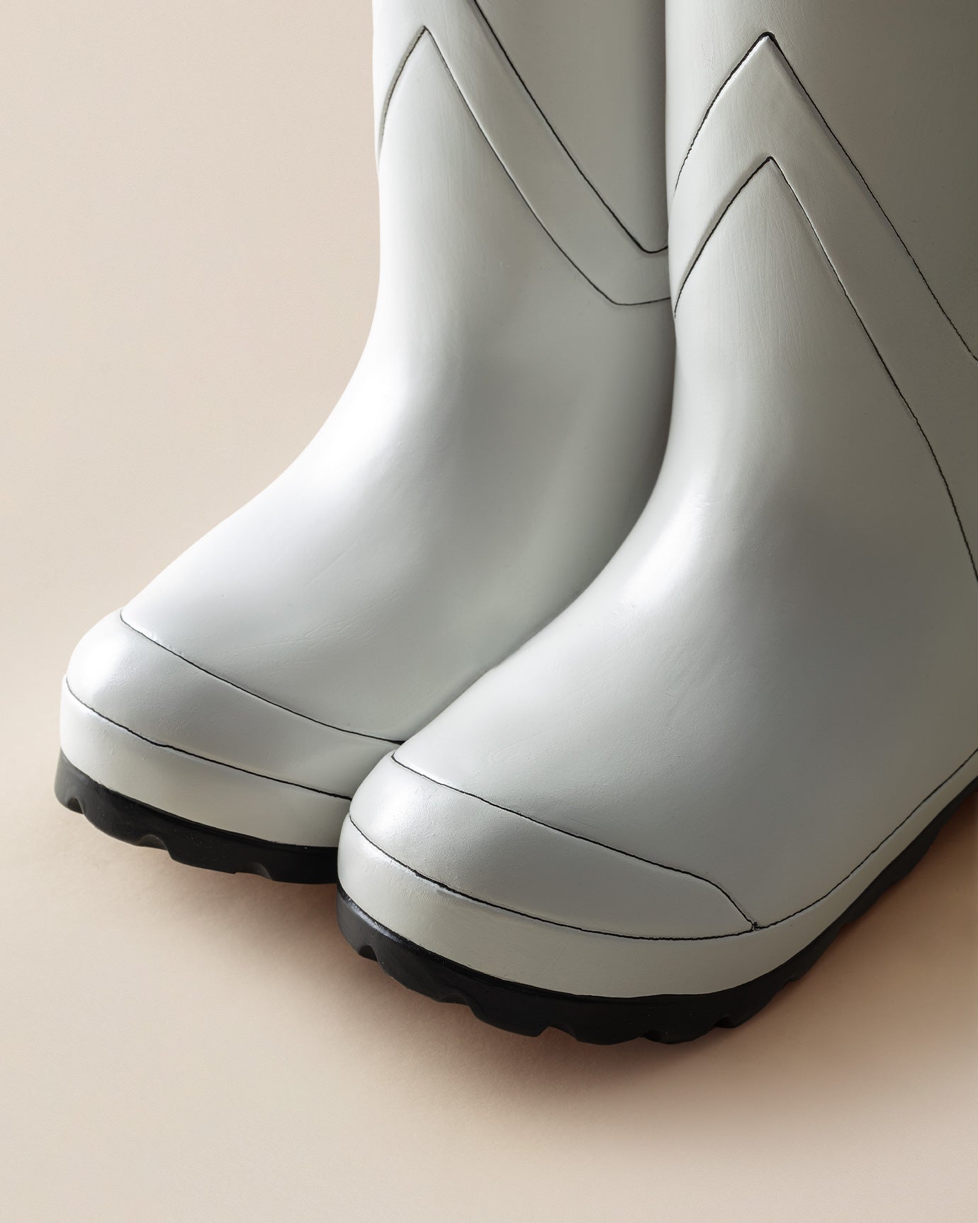 Figura decorativa in dolomite - Design moderno bianco e nero