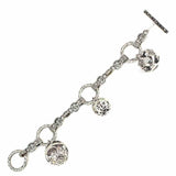Premium Sterling Silver Constantine Charm Necklace