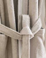 Unisex Kimono Bathrobe - Plush Absorbent Lounge Robe