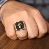 Premium Sterling Silver Skull Design Men Ring