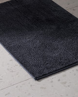 Soft Absorbent Non-Slip Bath Mat - Dark Blue Bathroom Rug