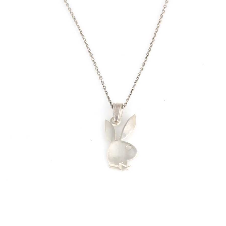 Sterling Silver Rabbit Pendant Necklace - Playful & Iconic Design