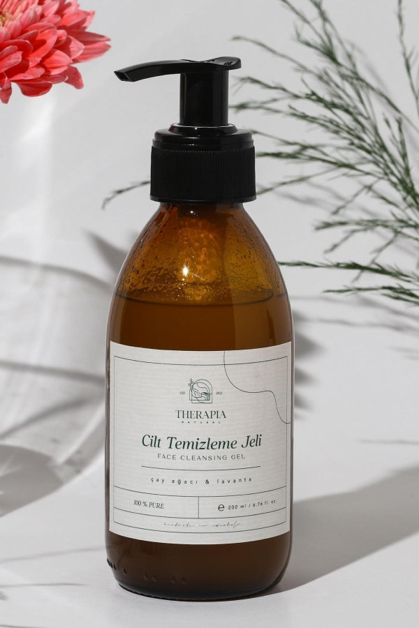 Pore Purifying & Sebum Balancing Cleansing Gel with Tea Tree & Lavender