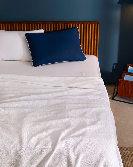 100% Cotton Single Bedspread - Froncois Yacht Collection