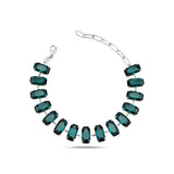 Sparkling Stone Eternity Bracelet - Continuous Brilliant Design