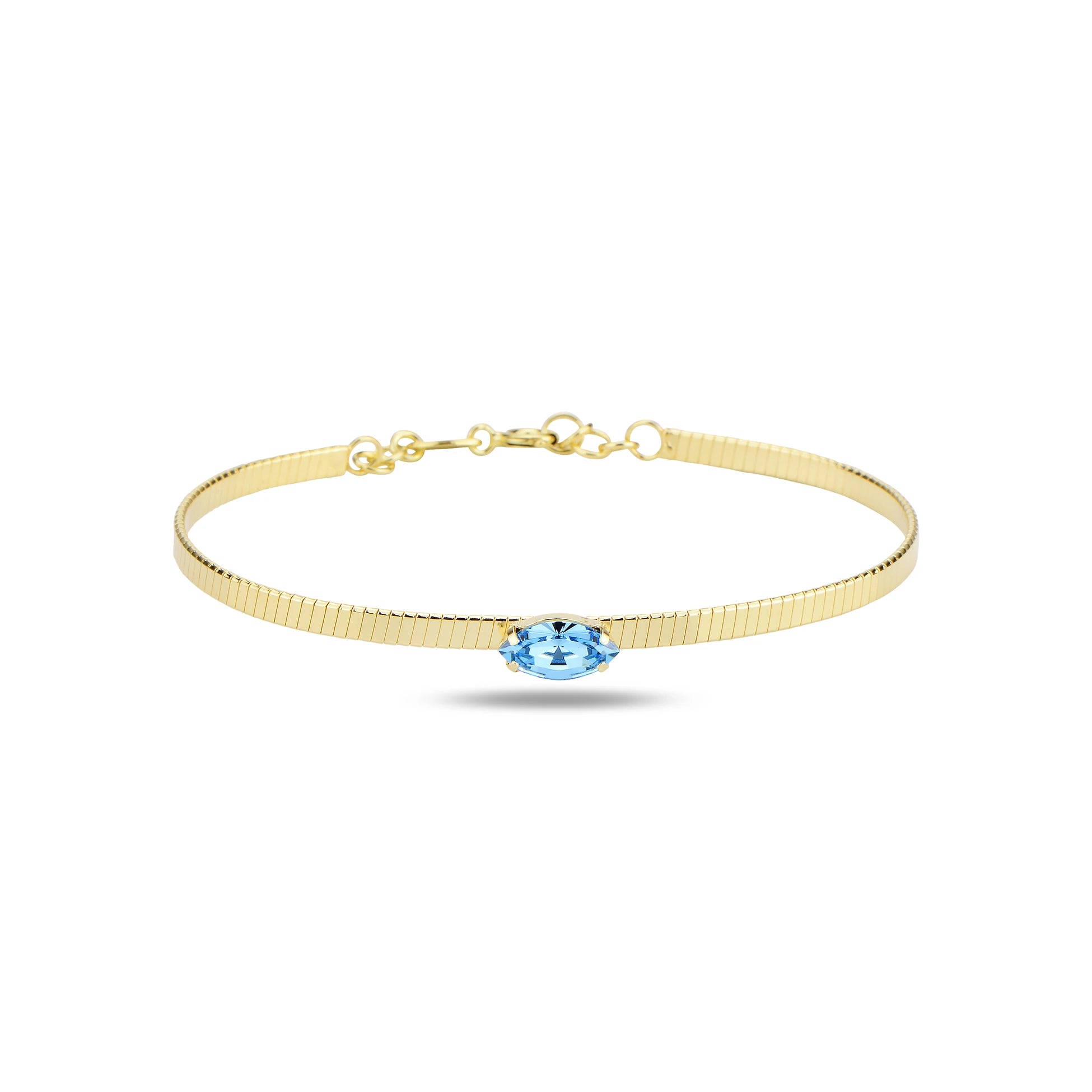 Colorful Solitaire Bracelet - Elegant Everyday Sparkle