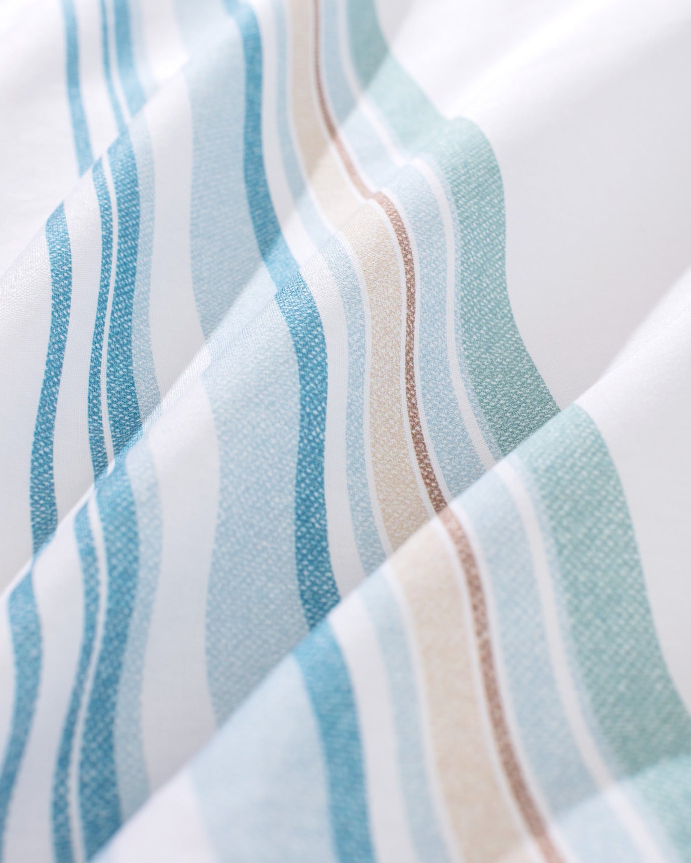 Turquoise Printed 100% Cotton Ranforce Double Bedding Set