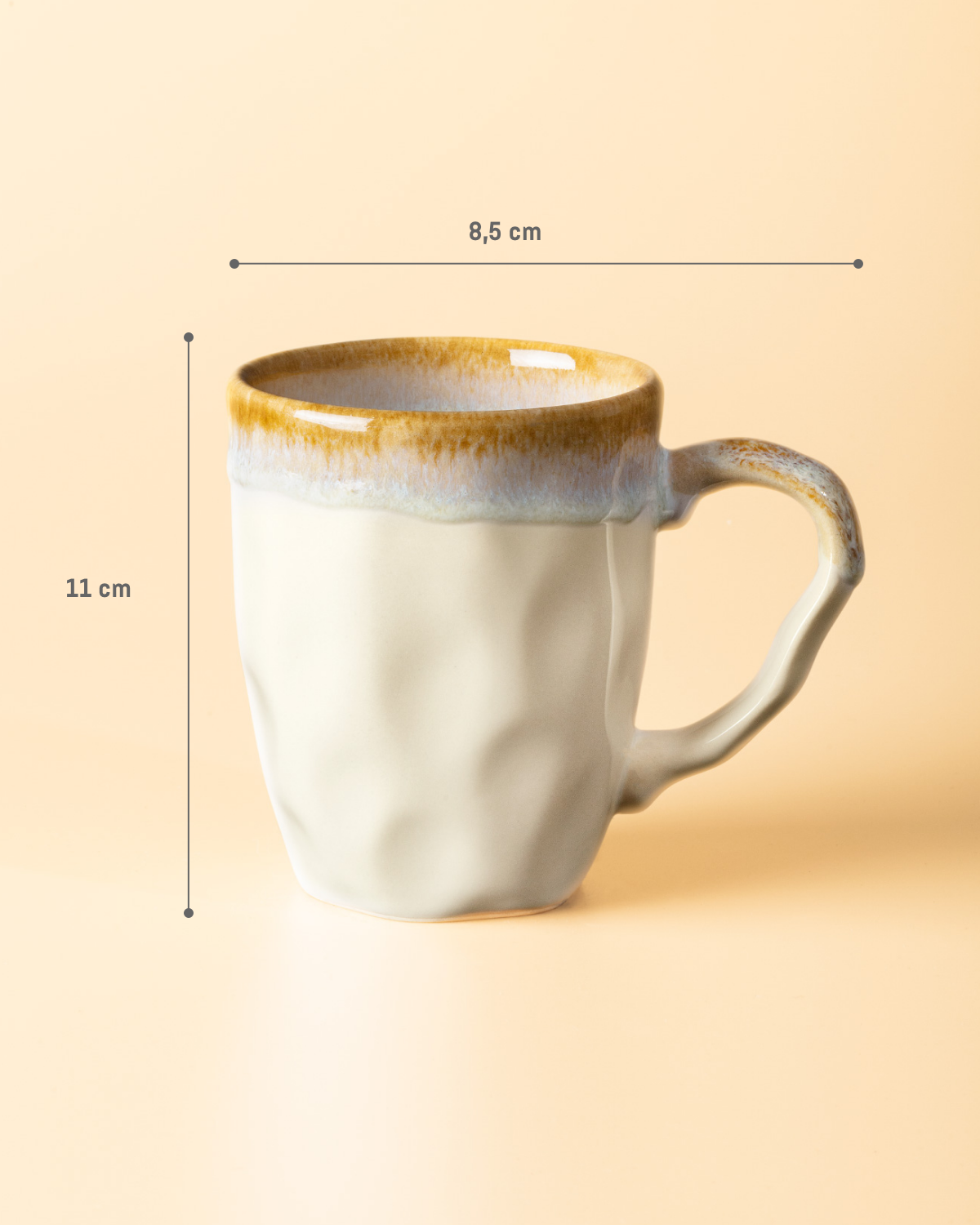 Durable Ceramic Mug - Timeless Design for Daily Enjoyment