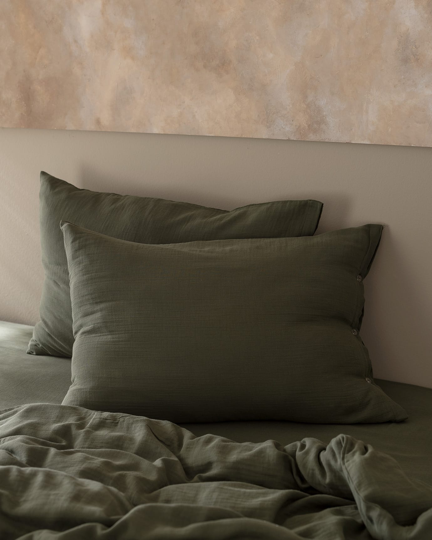 100% Cotton Muslin Single Duvet Cover Set - Soft & Breathable Comfort