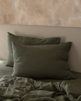 100% Cotton Muslin Single Duvet Cover Set - Soft & Breathable Comfort