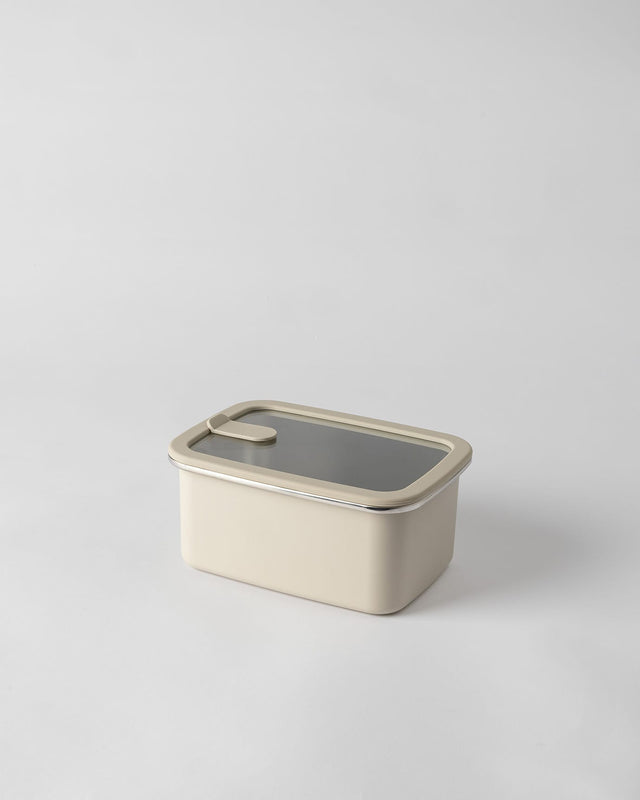Stainless Steel Food Storage Container, 1500ml, Soft Beige