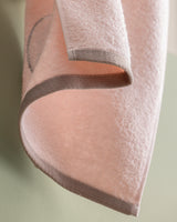 100% Cotton Face Towel - Soft, Absorbent, Powder Pink