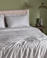 Premium 100% Baumwolle Doppelbett-Bettwäsche-Set – Weiche, strukturierte Webart